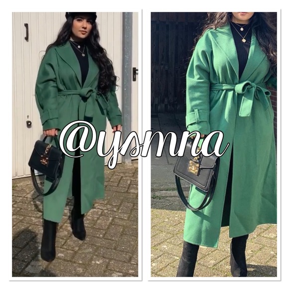 Last🔥Zara voluminous sleeve coat bloggers favor… - Picture 8 of 16